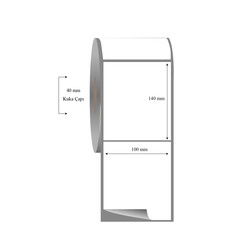  - 100mm x 140mm Tekli Fasson Fastyre Etiket