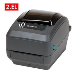 2.El Zebra GK420T Barkod Yazıcı - 