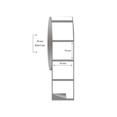 40mm x 50mm Tekli Fasson Fastyre Etiket - 1