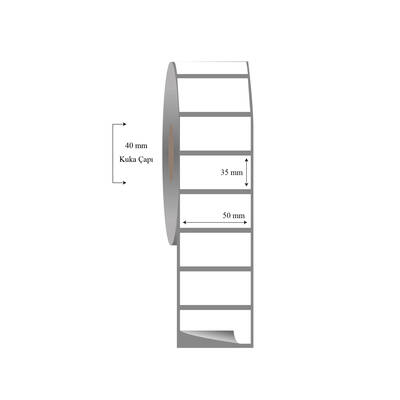 50mm x 35mm Tekli Fasson Fastyre Etiket - 1