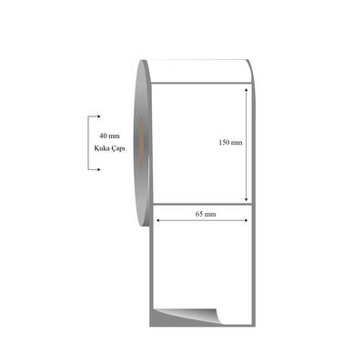 65mm x 150mm Tekli Fasson Fastyre Etiket - 1